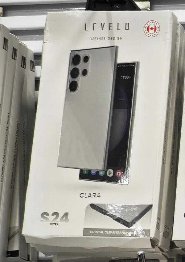 خرید کریستال کاور شفاف ضد لکه Samsung Galaxy S23 Ultra مارک LEVELO