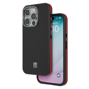 خرید گارد فیبر کربنی مگنتی iPhone 15 Pro Max مارک LEVELO مدل Ox Carbon