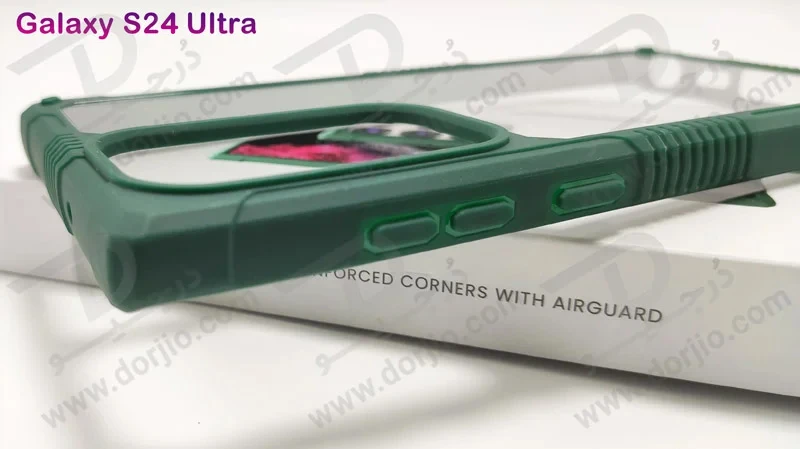 خرید گارد هیبریدی شفاف Samsung Galaxy S24 Ultra مارک LEVELO