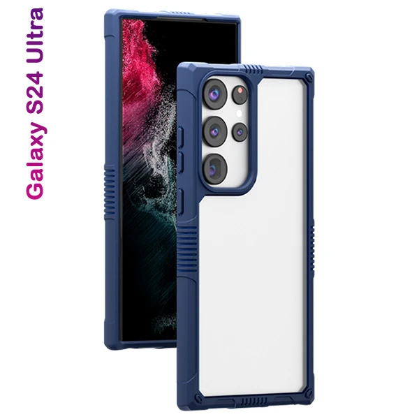خرید گارد هیبریدی شفاف Samsung Galaxy S24 Ultra مارک LEVELO