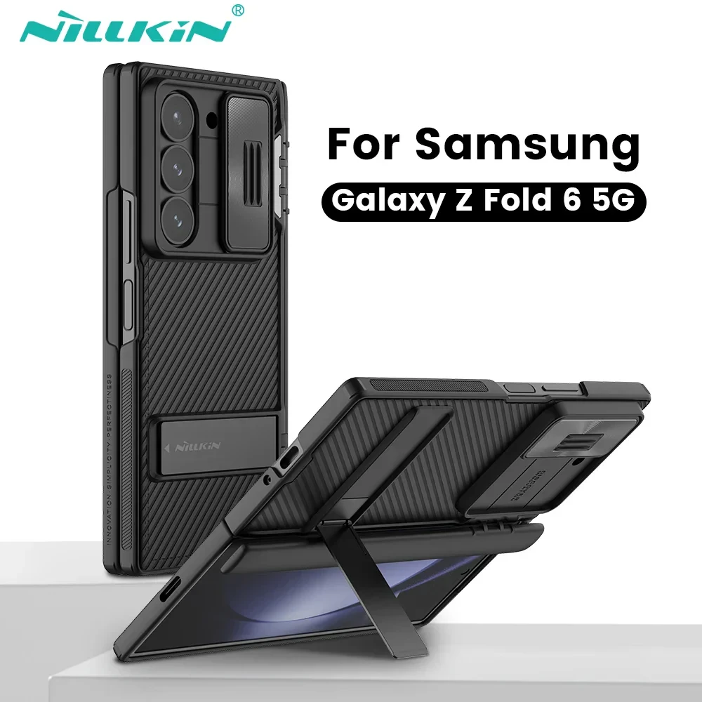 خرید گارد کمشیلد استند دار Samsung Galaxy Z Fold 6 برند نیلکین مدل CamShield Fold Stand