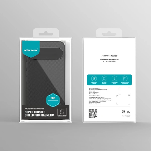 خرید قاب ضد ضربه مگنتی Google Pixel 9 Pro XL مارک نیلکین مدل Super Frosted Shield Pro Magnetic خرید قاب ضد ضربه مگنتی Google Pixel 9 Pro XL مارک نیلکین مدل Super Frosted Shield Pro Magnetic