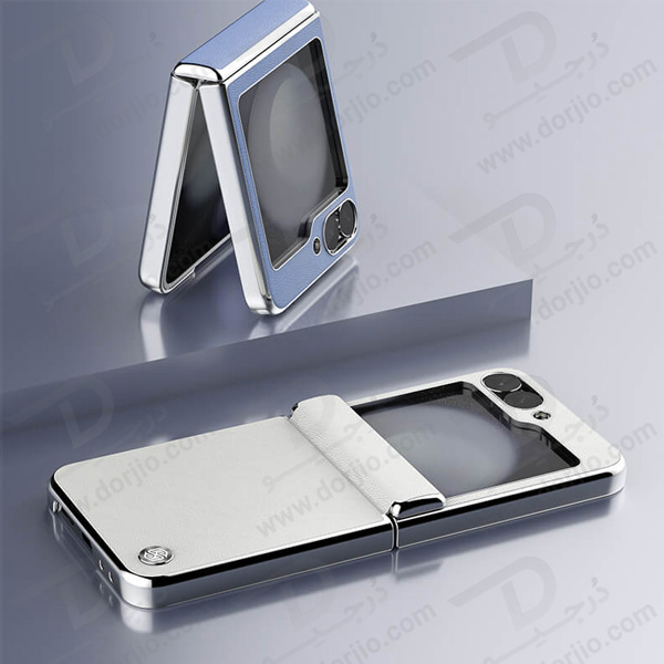 خرید قاب چرمی Samsung Galaxy Z Flip 6 برند نیلکین مدل CamShield Flip Leather