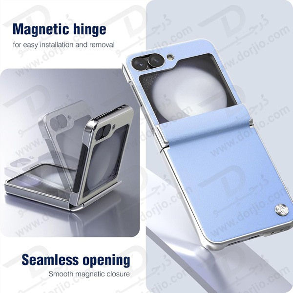 خرید قاب چرمی Samsung Galaxy Z Flip 6 برند نیلکین مدل CamShield Flip Leather خرید قاب چرمی Samsung Galaxy Z Flip 6 برند نیلکین مدل CamShield Flip Leather