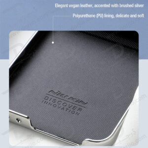 خرید قاب چرمی Samsung Galaxy Z Flip 6 برند نیلکین مدل CamShield Flip Leather