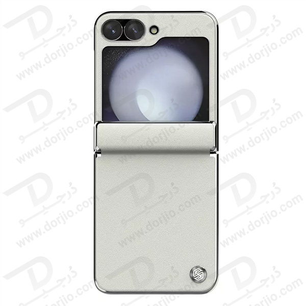 خرید قاب چرمی Samsung Galaxy Z Flip 6 برند نیلکین مدل CamShield Flip Leather