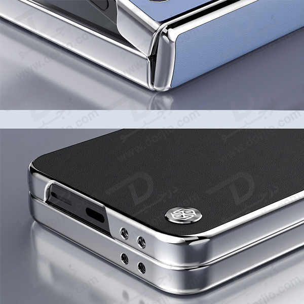 خرید قاب چرمی Samsung Galaxy Z Flip 6 برند نیلکین مدل CamShield Flip Leather خرید قاب چرمی Samsung Galaxy Z Flip 6 برند نیلکین مدل CamShield Flip Leather