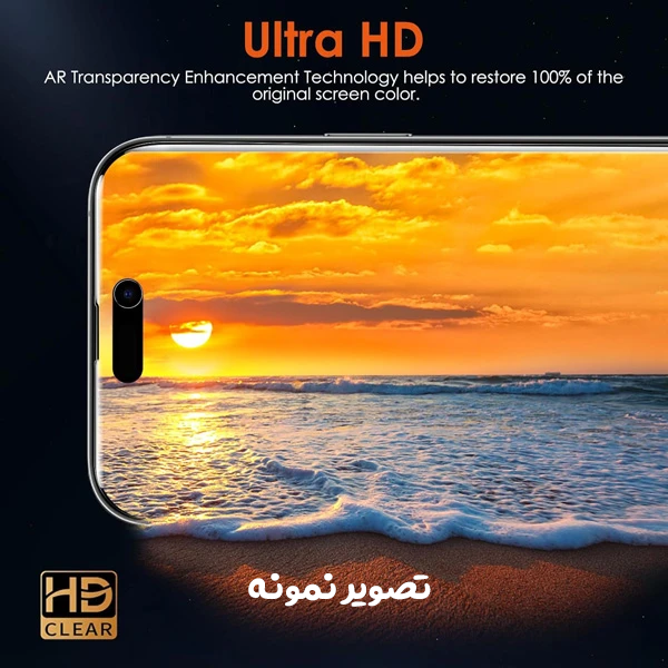 خرید نانو برچسب شفاف صفحه نمایش iPhone 16 Pro Max