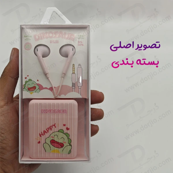 خرید هندزفری سیمی فانتزی کیس دار مدل KIKI-382