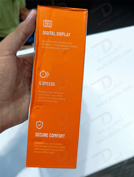 خرید پنکه توربو دستی تاشو چند منظوره مارک Porodo