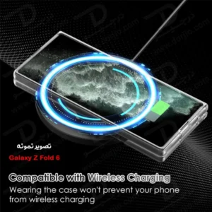 خرید کاور تمام کریستال شفاف Samsung Galaxy Z Fold 6