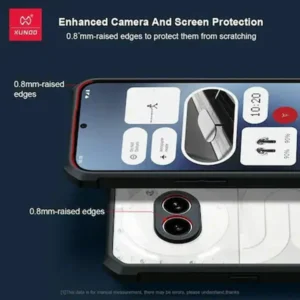 خرید کریستال شیلد شفاف Nothing Phone 2a Plus مارک XUNDD سری Beatle