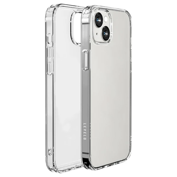 خرید کریستال کاور شفاف ضدخش iPhone 15 مارک LEVELO خرید کریستال کاور شفاف ضدخش iPhone 15 مارک LEVELO