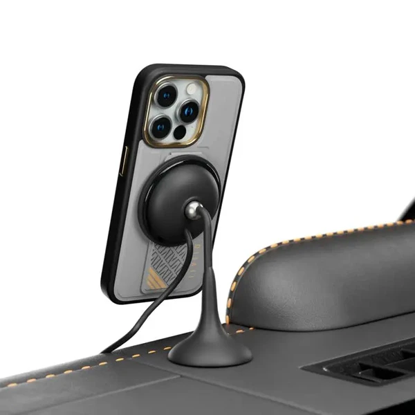 خرید گارد Grip استند چرمی متال کمرا iPhone 15 Pro مارک LEVELO خرید گارد Grip استند چرمی متال کمرا iPhone 15 Pro مارک LEVELO