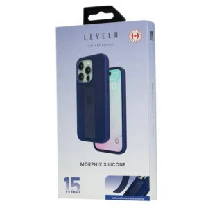 خرید گارد سیلیکونی Grip مگنتی iPhone 15 Pro Max مارک LEVELO