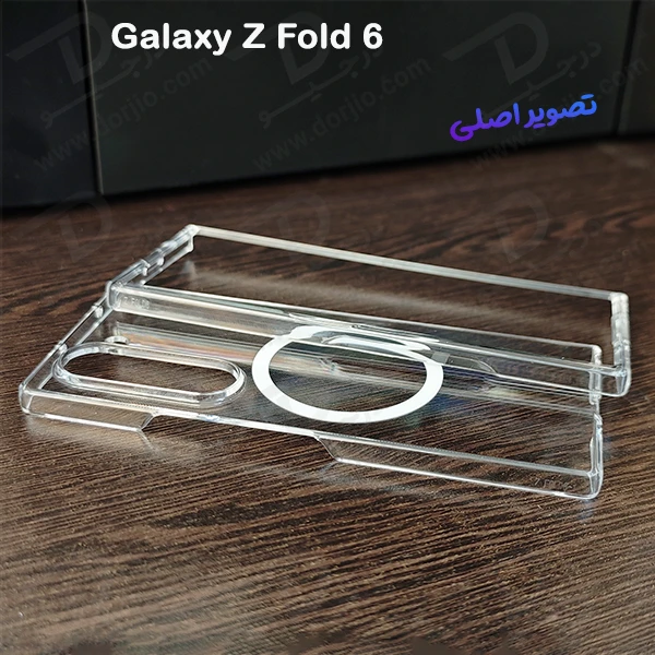 خرید گارد شفاف تمام کریستال مگ سیف Samsung Galaxy Z Fold 6 مارک Spigen