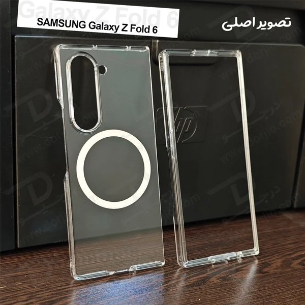 خرید گارد شفاف تمام کریستال مگ سیف Samsung Galaxy Z Fold 6 مارک Spigen