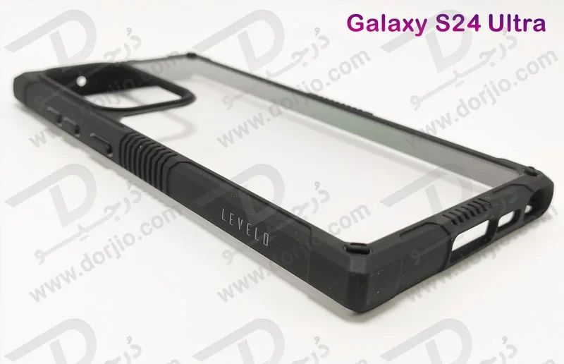 خرید گارد هیبریدی شفاف Samsung Galaxy S24 Ultra مارک LEVELO خرید گارد هیبریدی شفاف Samsung Galaxy S24 Ultra مارک LEVELO