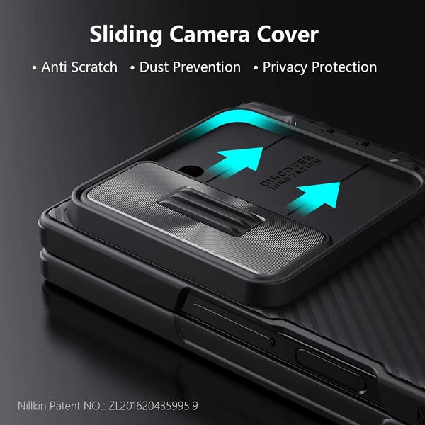 خرید گارد کمشیلد استند دار Samsung Galaxy Z Fold 6 برند نیلکین مدل CamShield Fold Stand