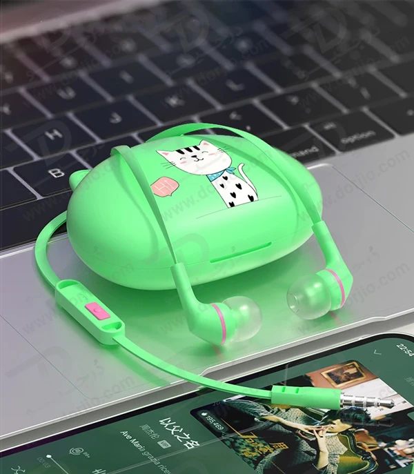 هندزفری فانتزی باکس دار طرح CAT مدل MC-136 هندزفری فانتزی باکس دار طرح CAT مدل MC-136