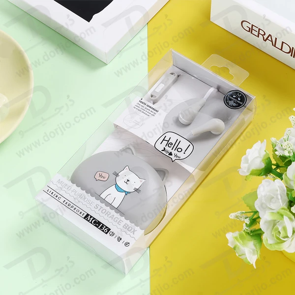 هندزفری فانتزی باکس دار طرح CAT مدل MC-136