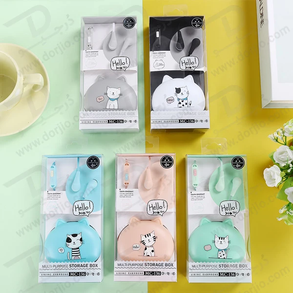 هندزفری فانتزی باکس دار طرح CAT مدل MC-136