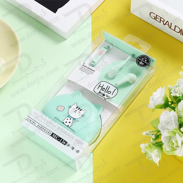 هندزفری فانتزی باکس دار طرح CAT مدل MC-136