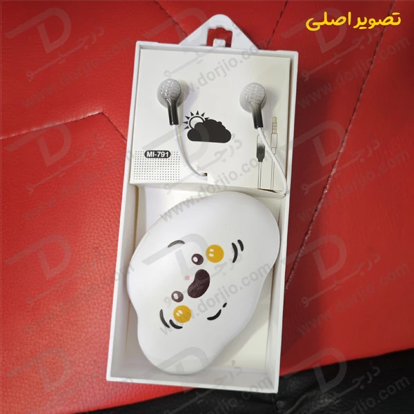 هندزفری فانتزی کیف دار طرح ابری MIMO مدل MI-791 هندزفری فانتزی کیف دار طرح ابری MIMO مدل MI-791