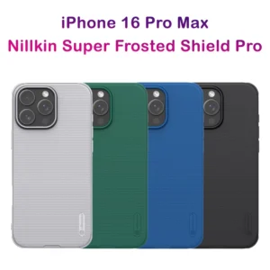 قاب ضد ضربه iPhone 16 Pro Max مارک نیلکین مدل Super Frosted Shield Pro