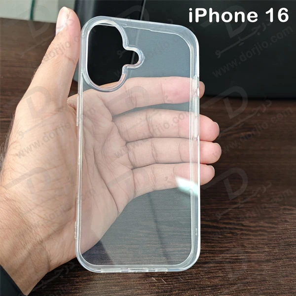 خرید قاب ژله ای شفاف iPhone 16