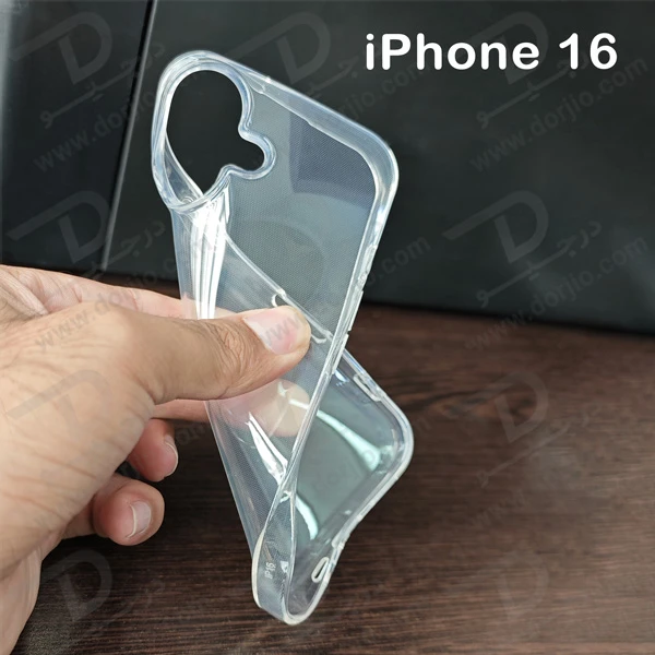 خرید قاب ژله ای شفاف iPhone 16