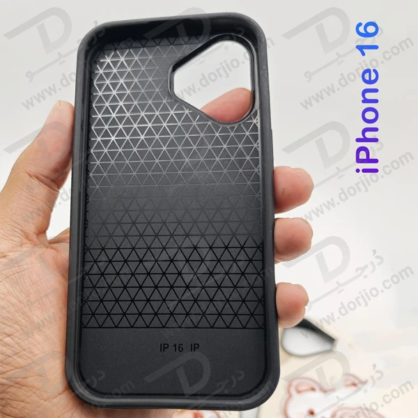 خرید قاب ژله ای طرح برجسته خرسی iPhone 16
