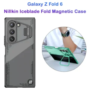 قاب کریستالی کمرا استند Samsung Galaxy Z Fold 6 مارک نیلکین مدل Iceblade Fold