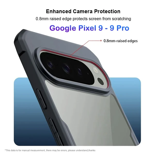 کریستال شیلد شفاف Google Pixel 9 Pro مارک XUNDD سری Beatle