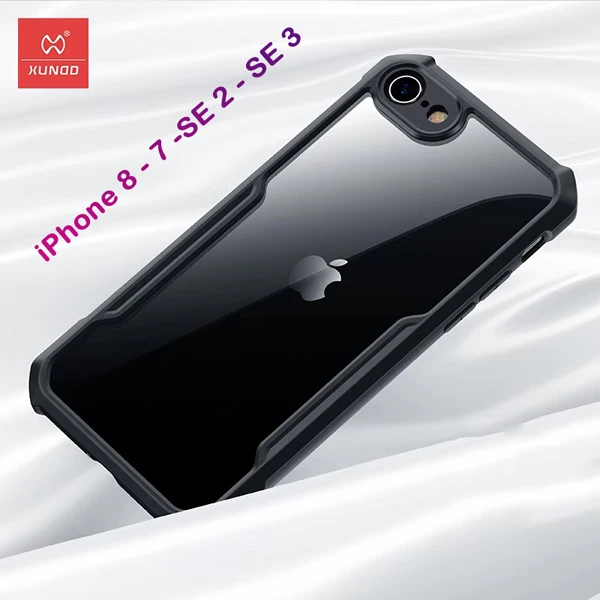 خرید کریستال شیلد شفاف iPhone 8 مارک XUNDD سری Beatle