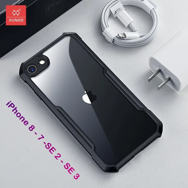 خرید کریستال شیلد شفاف iPhone 8 مارک XUNDD سری Beatle