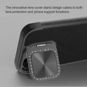 خرید کیف چرمی محافظ دوربین دار iPhone 16 مارک نیلکین مدل Qin Prop Leather Case
