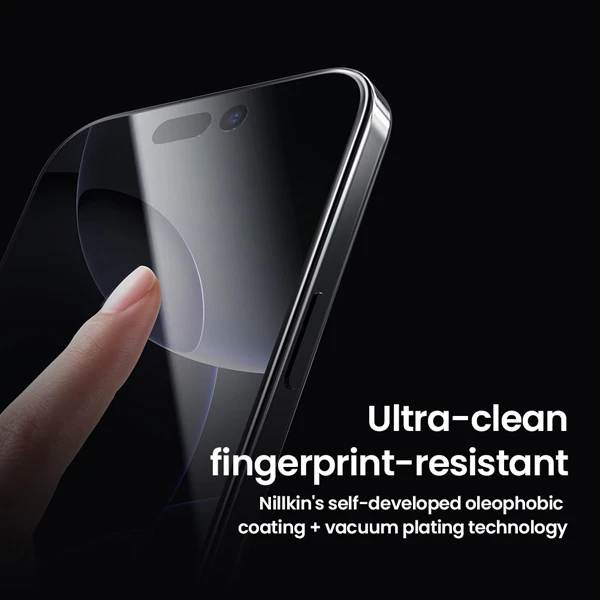 خرید گلس تمام صفحه با ابزار نصب iPhone 16 Plus مارک نیلکین مدل CP+PRO