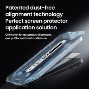 گلس تمام صفحه با ابزار نصب iPhone 16 Plus مارک نیلکین مدل CP+PRO