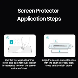 گلس تمام صفحه با ابزار نصب iPhone 16 Pro مارک نیلکین مدل CP+PRO