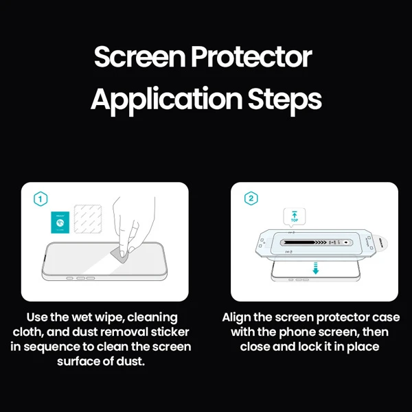 گلس تمام صفحه با ابزار نصب iPhone 16 Pro مارک نیلکین مدل CP+PRO