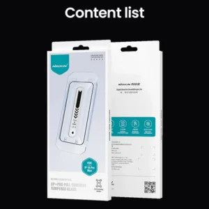 گلس تمام صفحه با ابزار نصب iPhone 16 Pro مارک نیلکین مدل CP+PRO