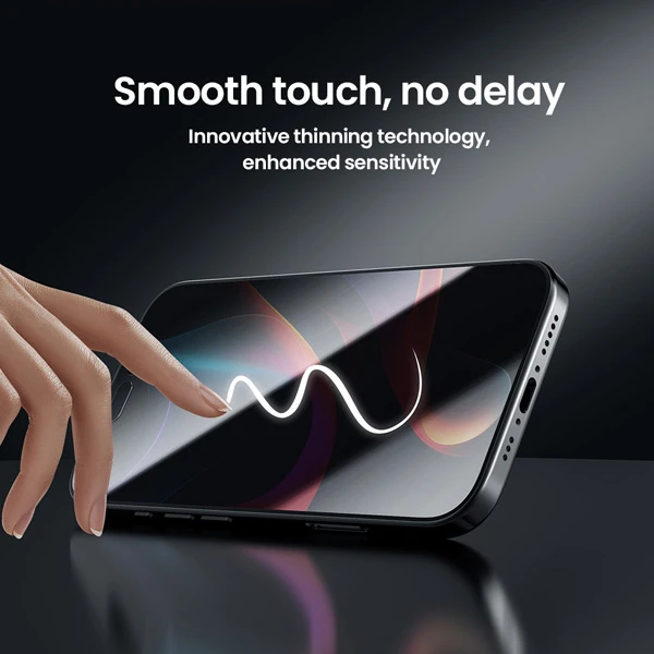 خرید گلس تمام صفحه با ابزار نصب iPhone 16 Pro مارک نیلکین مدل CP+PRO