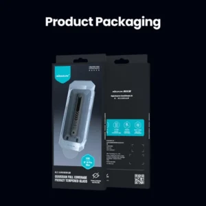 خرید گلس حریم شخصی با ابزار مخصوص نصب iPhone 16 Plus مارک نیلکین مدل Guardian Full Coverage