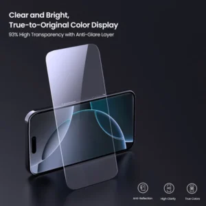 گلس شیشه ای با ابزار نصب iPhone 16 مارک نیلکین مدل H+Pro Anti-Explosion