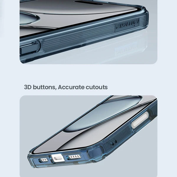 خرید قاب شفاف مگ سیف نیلکین iPhone 16 Pro Max مدل Nature TPU Pro Magnetic خرید قاب شفاف مگ سیف نیلکین iPhone 16 Pro Max مدل Nature TPU Pro Magnetic