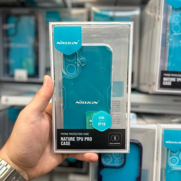 قاب شفاف نیلکین iPhone 16 مدل Nature TPU Pro