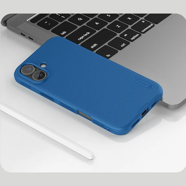 قاب ضد ضربه iPhone 16 Plus مارک نیلکین مدل Super Frosted Shield Pro