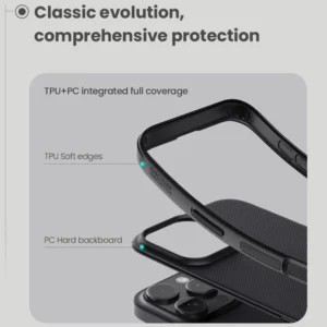 خرید قاب ضد ضربه iPhone 16 Pro Max مارک نیلکین مدل Super Frosted Shield Pro