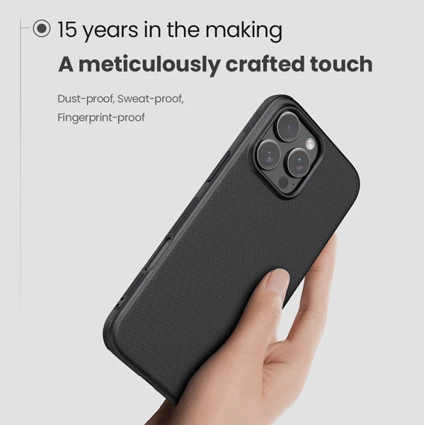 خرید قاب ضد ضربه iPhone 16 Pro Max مارک نیلکین مدل Super Frosted Shield Pro